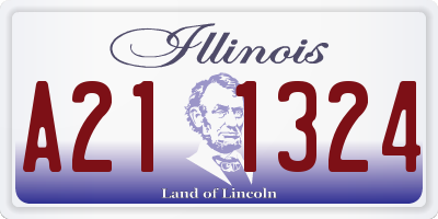 IL license plate A211324