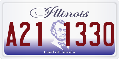 IL license plate A211330