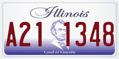 IL license plate A211348
