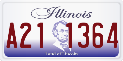 IL license plate A211364