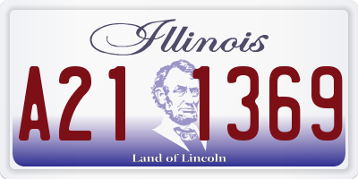 IL license plate A211369