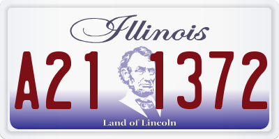 IL license plate A211372