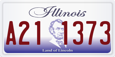 IL license plate A211373