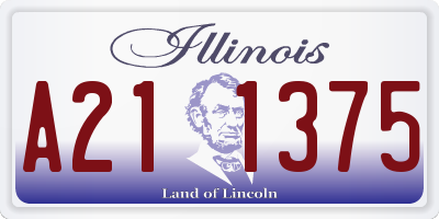 IL license plate A211375