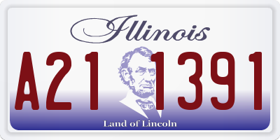 IL license plate A211391