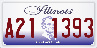 IL license plate A211393