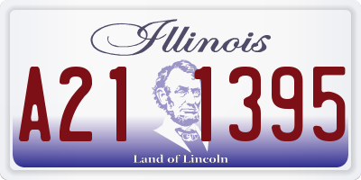 IL license plate A211395