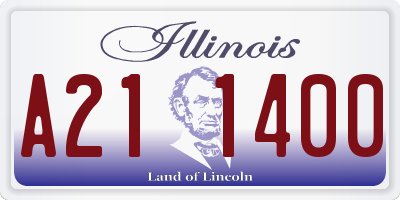 IL license plate A211400
