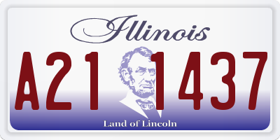 IL license plate A211437