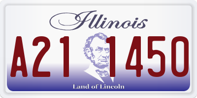 IL license plate A211450