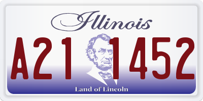IL license plate A211452