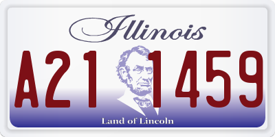 IL license plate A211459