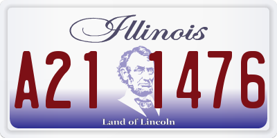 IL license plate A211476