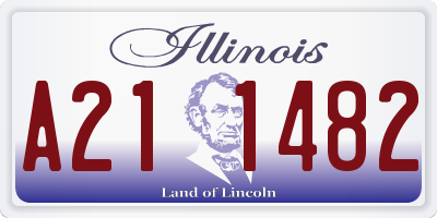 IL license plate A211482