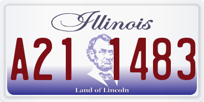IL license plate A211483