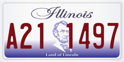 IL license plate A211497