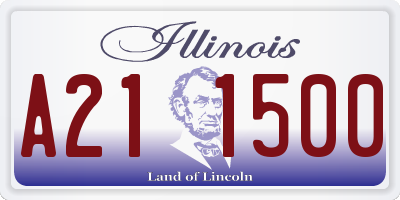 IL license plate A211500