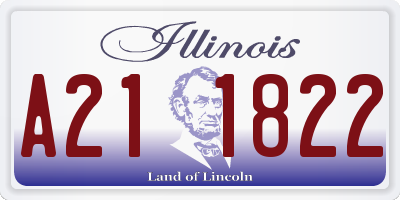 IL license plate A211822
