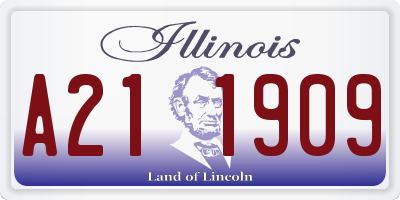 IL license plate A211909