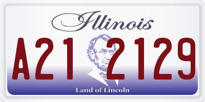 IL license plate A212129