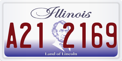 IL license plate A212169