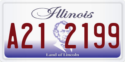 IL license plate A212199