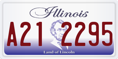 IL license plate A212295