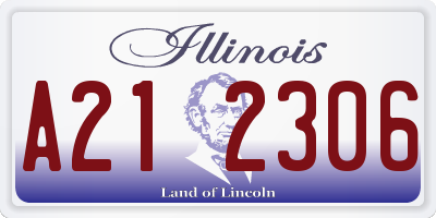 IL license plate A212306