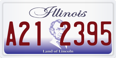 IL license plate A212395