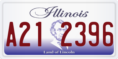 IL license plate A212396