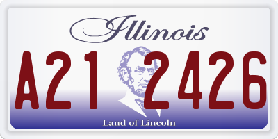 IL license plate A212426