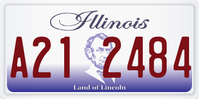 IL license plate A212484