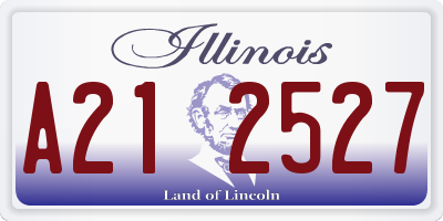 IL license plate A212527