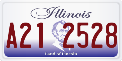 IL license plate A212528