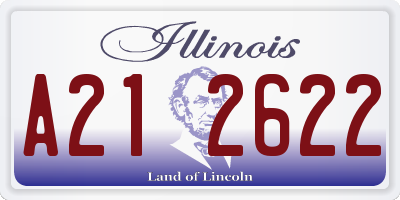 IL license plate A212622