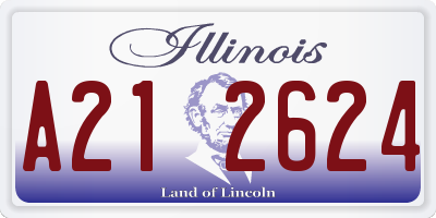 IL license plate A212624