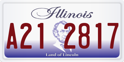 IL license plate A212817