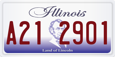 IL license plate A212901