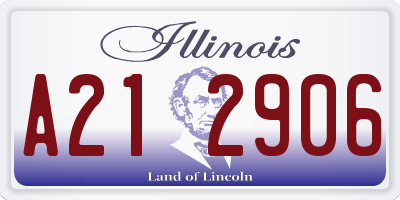 IL license plate A212906