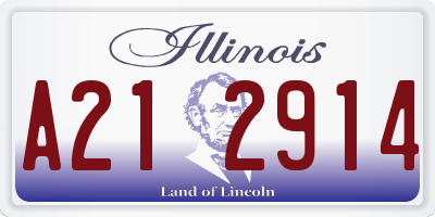 IL license plate A212914