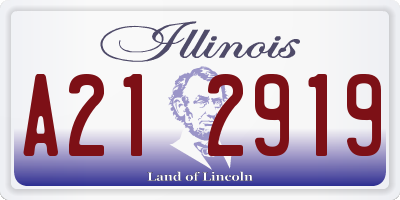 IL license plate A212919