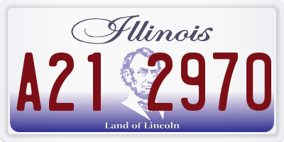 IL license plate A212970