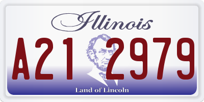 IL license plate A212979