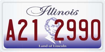 IL license plate A212990