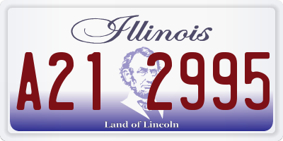 IL license plate A212995