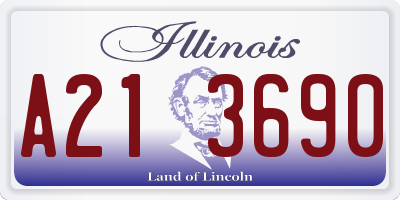 IL license plate A213690