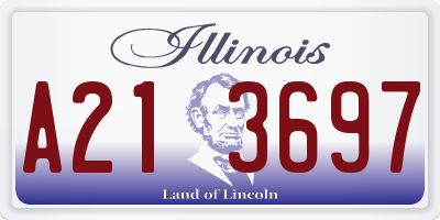 IL license plate A213697