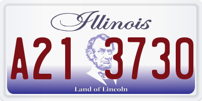IL license plate A213730
