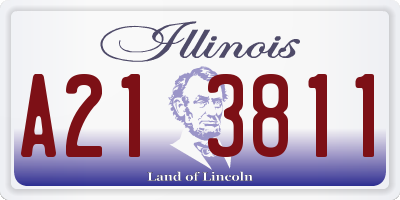 IL license plate A213811
