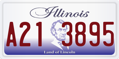 IL license plate A213895